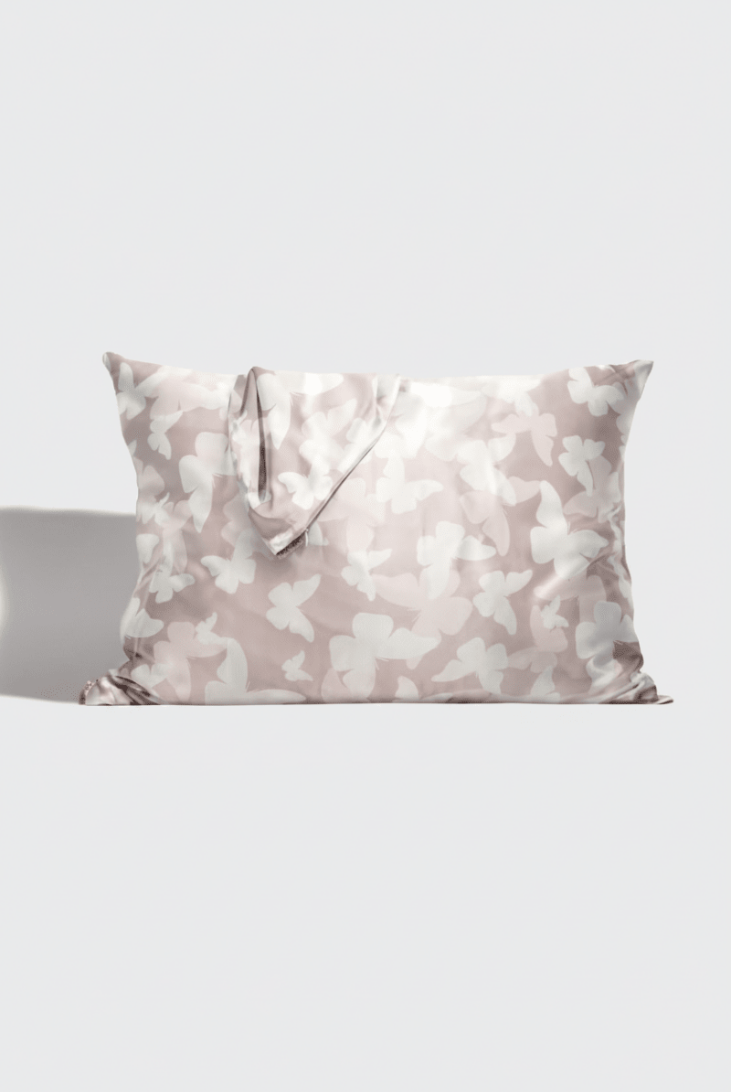 Shop Kitsch KITSCH Satin Pillowcase Champagne Butterfly Pillow for women – premium loungewear and festival fashion at Spoiled Brat