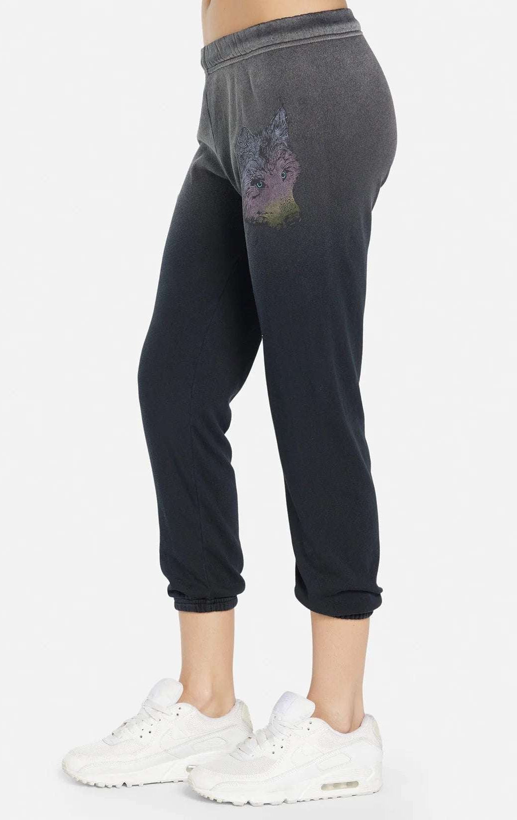 Shop Lauren Moshi Lauren Moshi Alana Wild Wolf Sweatpants Jogging Pants for women – premium loungewear and festival fashion at Spoiled Brat