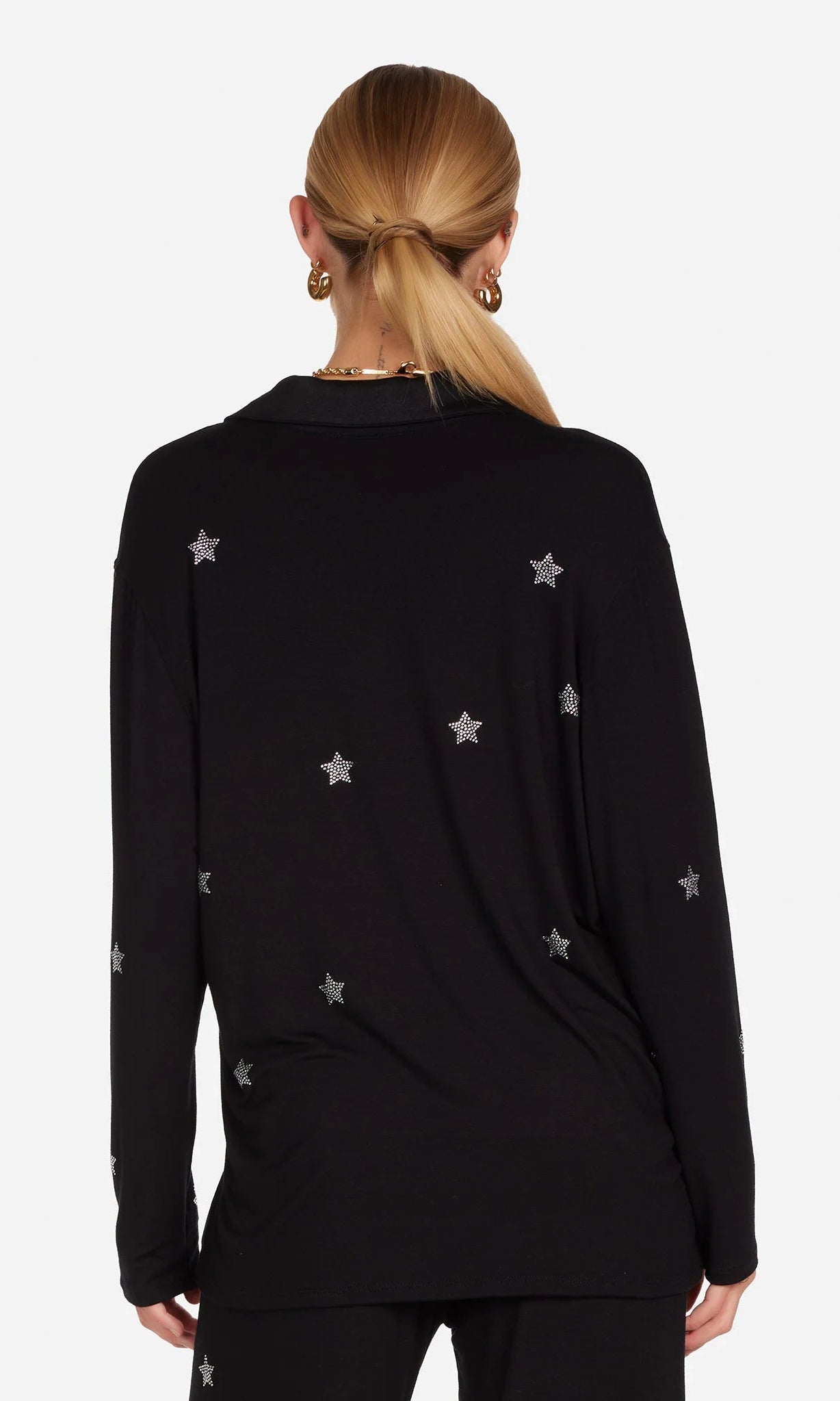 Lauren Moshi Alison Crystal Mini Stars Pyjama Set by Lauren Moshi – Pyjamas – XS | Spoiled Brat UK