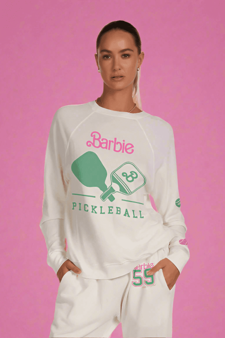 Lauren Moshi Anela Barbie Pickleball Sweater by Lauren Moshi – Sweater – XS | Spoiled Brat UK