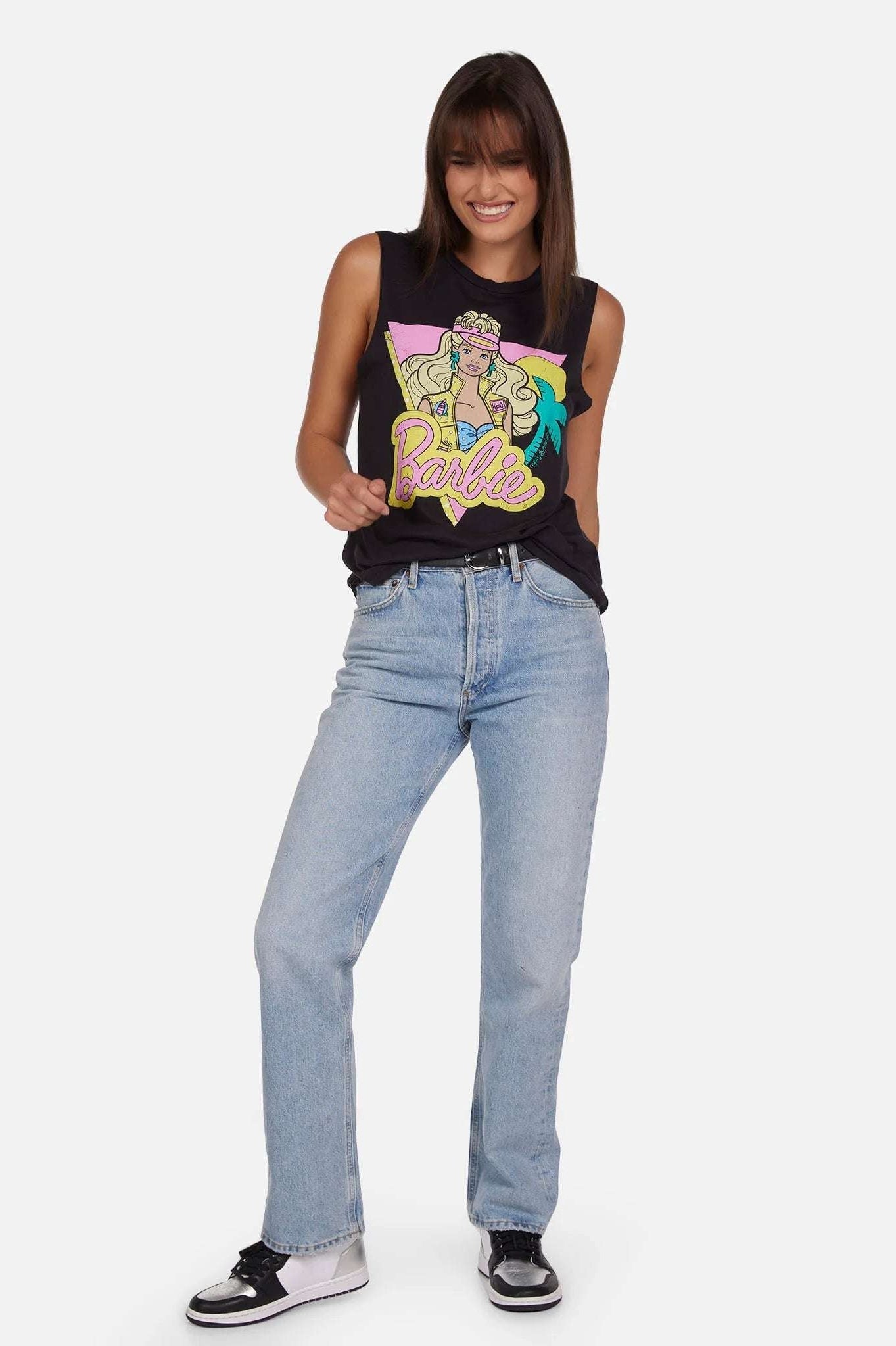 Shop Lauren Moshi Lauren Moshi Barbie 1987 Kel Tank Top T-Shirt for women – premium loungewear and festival fashion at Spoiled Brat