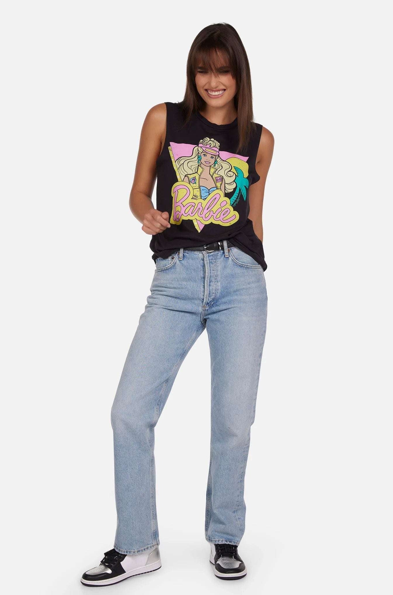 Shop Lauren Moshi Lauren Moshi Barbie 1987 Kel Tank Top T-Shirt for women – premium loungewear and festival fashion at Spoiled Brat