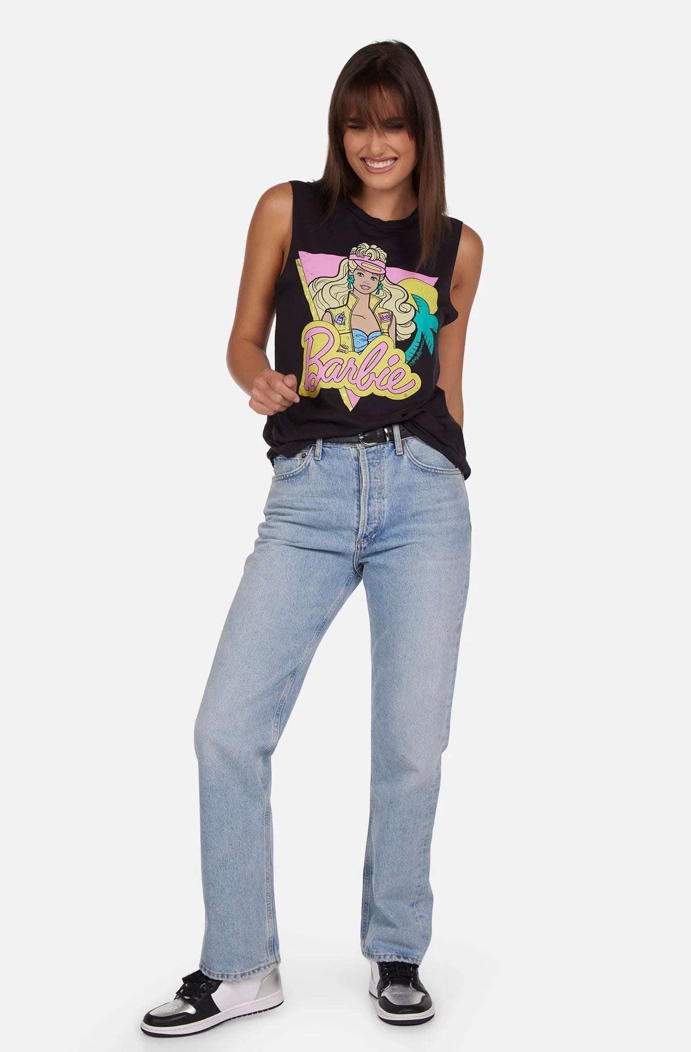 Shop Lauren Moshi Lauren Moshi Barbie 1987 Kel Tank Top T-Shirt for women – premium loungewear and festival fashion at Spoiled Brat