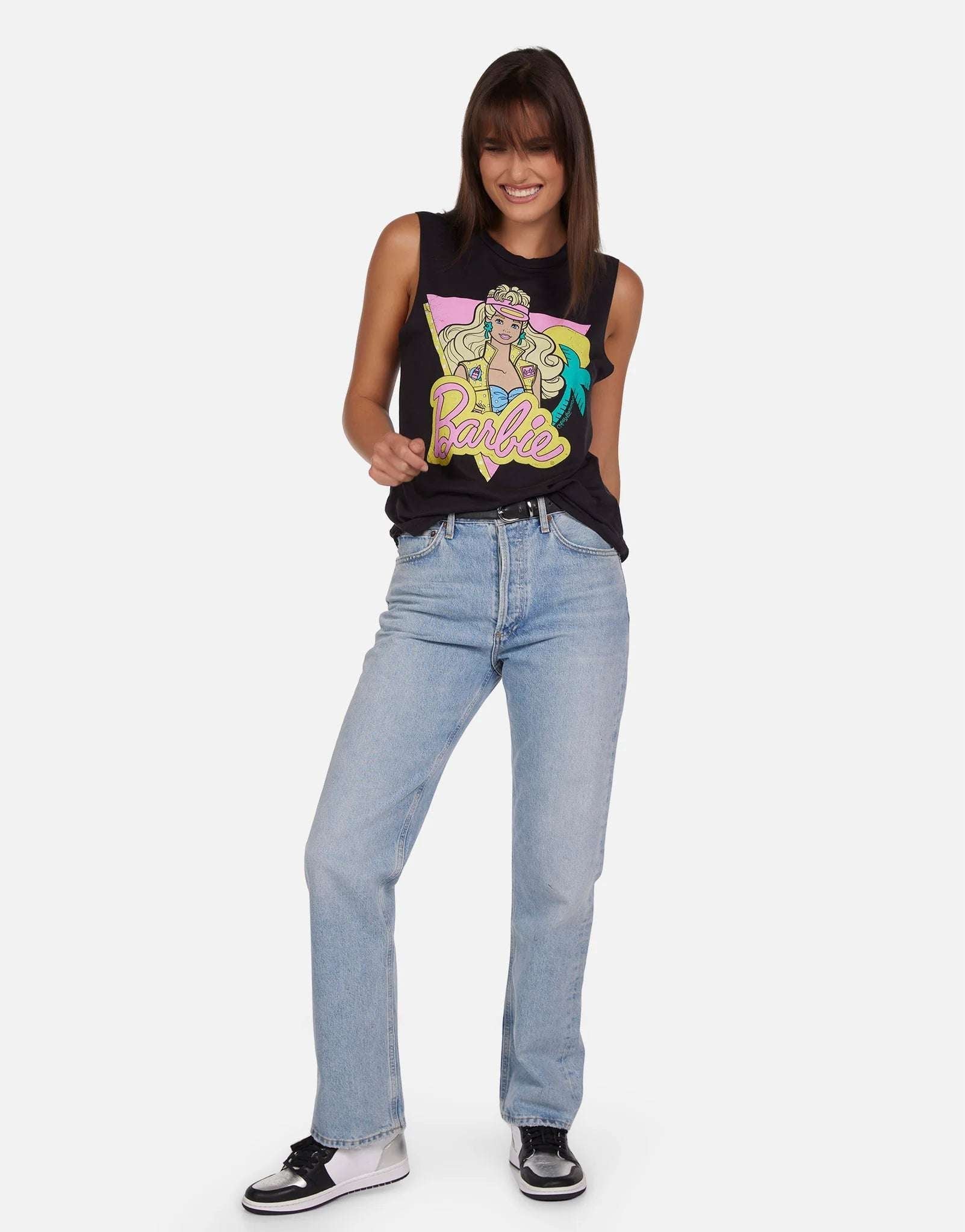 Shop Lauren Moshi Lauren Moshi Barbie 1987 Kel Tank Top T-Shirt for women – premium loungewear and festival fashion at Spoiled Brat
