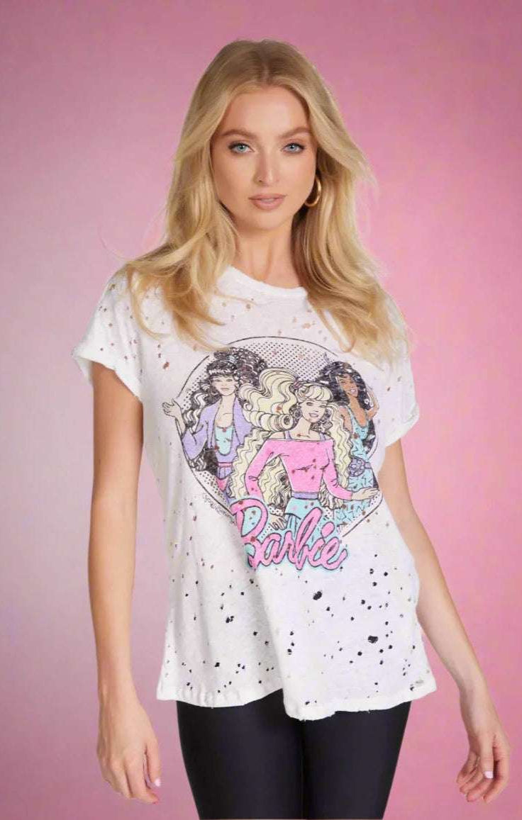 Shop Lauren Moshi Lauren Moshi Bess Barbie Vintage T-Shirt T-Shirt for women – premium loungewear and festival fashion at Spoiled Brat