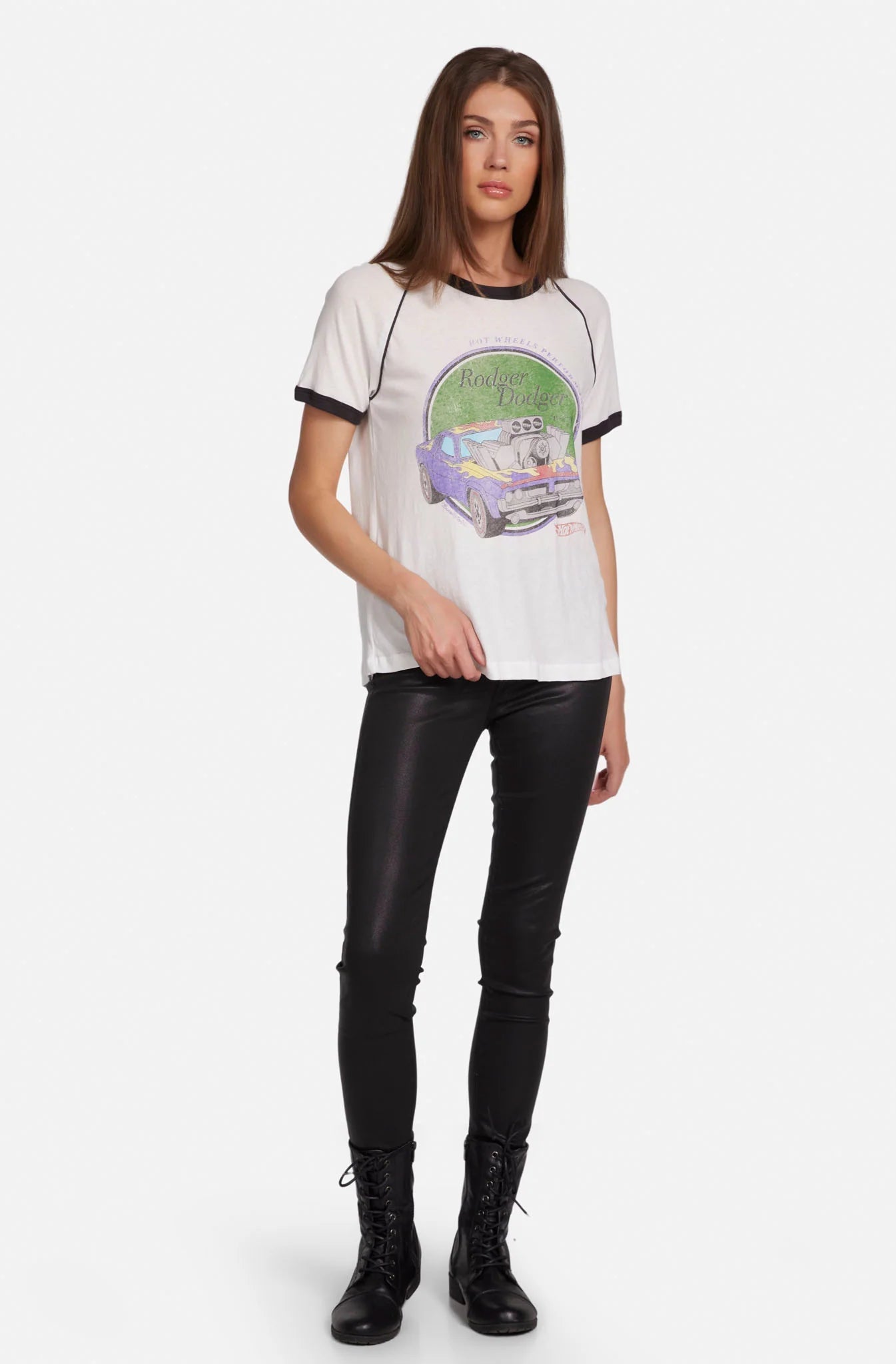 Shop Lauren Moshi Lauren Moshi Brice Hot Wheels Roger Dodger T-Shirt T-Shirt for women – premium loungewear and festival fashion at Spoiled Brat