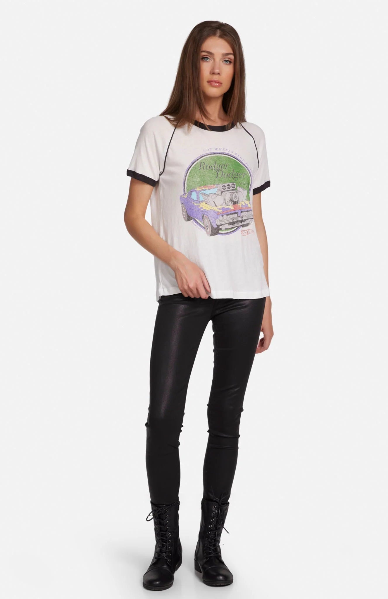 Shop Lauren Moshi Lauren Moshi Brice Hot Wheels Roger Dodger T-Shirt T-Shirt for women – premium loungewear and festival fashion at Spoiled Brat