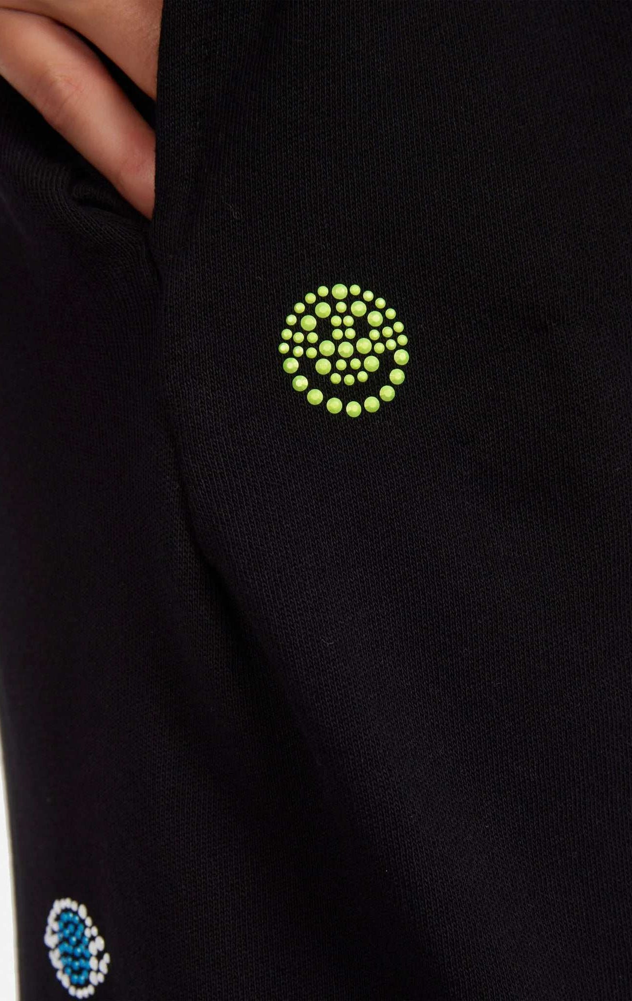 Shop Lauren Moshi Lauren Moshi Chantria Neon Stud Elements Sweatpants Sweatpants for women – premium loungewear and festival fashion at Spoiled Brat