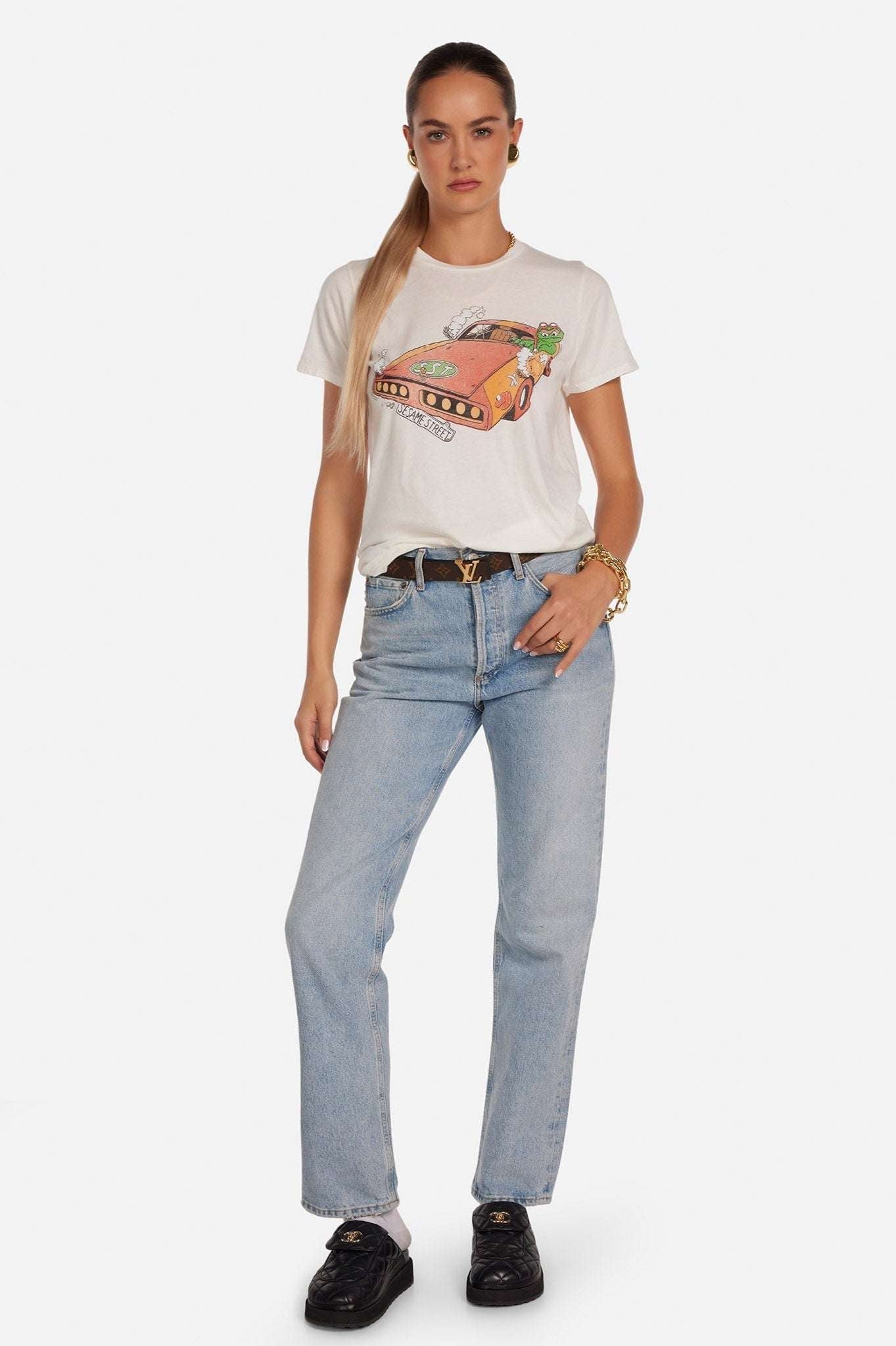 Shop Lauren Moshi Lauren Moshi Croft The Grouch Racing T-Shirt T-Shirt for women – premium loungewear and festival fashion at Spoiled Brat