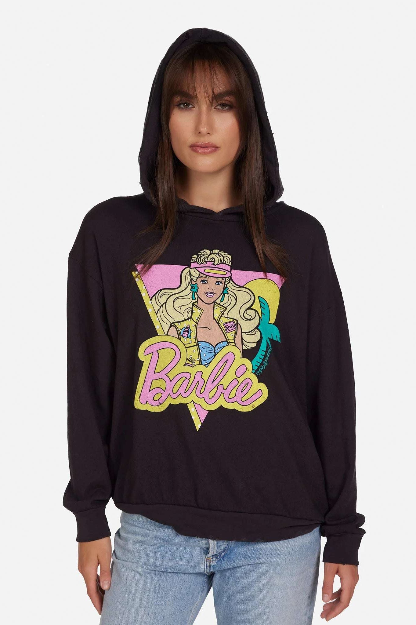 Shop Lauren Moshi Lauren Moshi Harmony Barbie Hoodie Hoodie for women – premium loungewear and festival fashion at Spoiled Brat