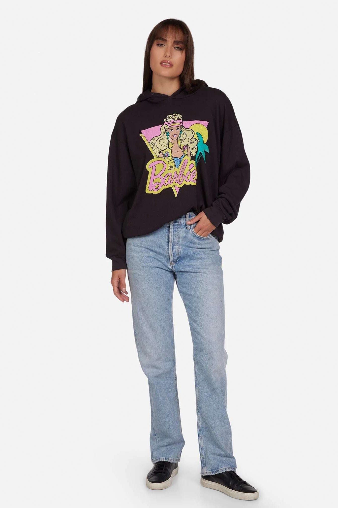 Shop Lauren Moshi Lauren Moshi Harmony Barbie Hoodie Hoodie for women – premium loungewear and festival fashion at Spoiled Brat