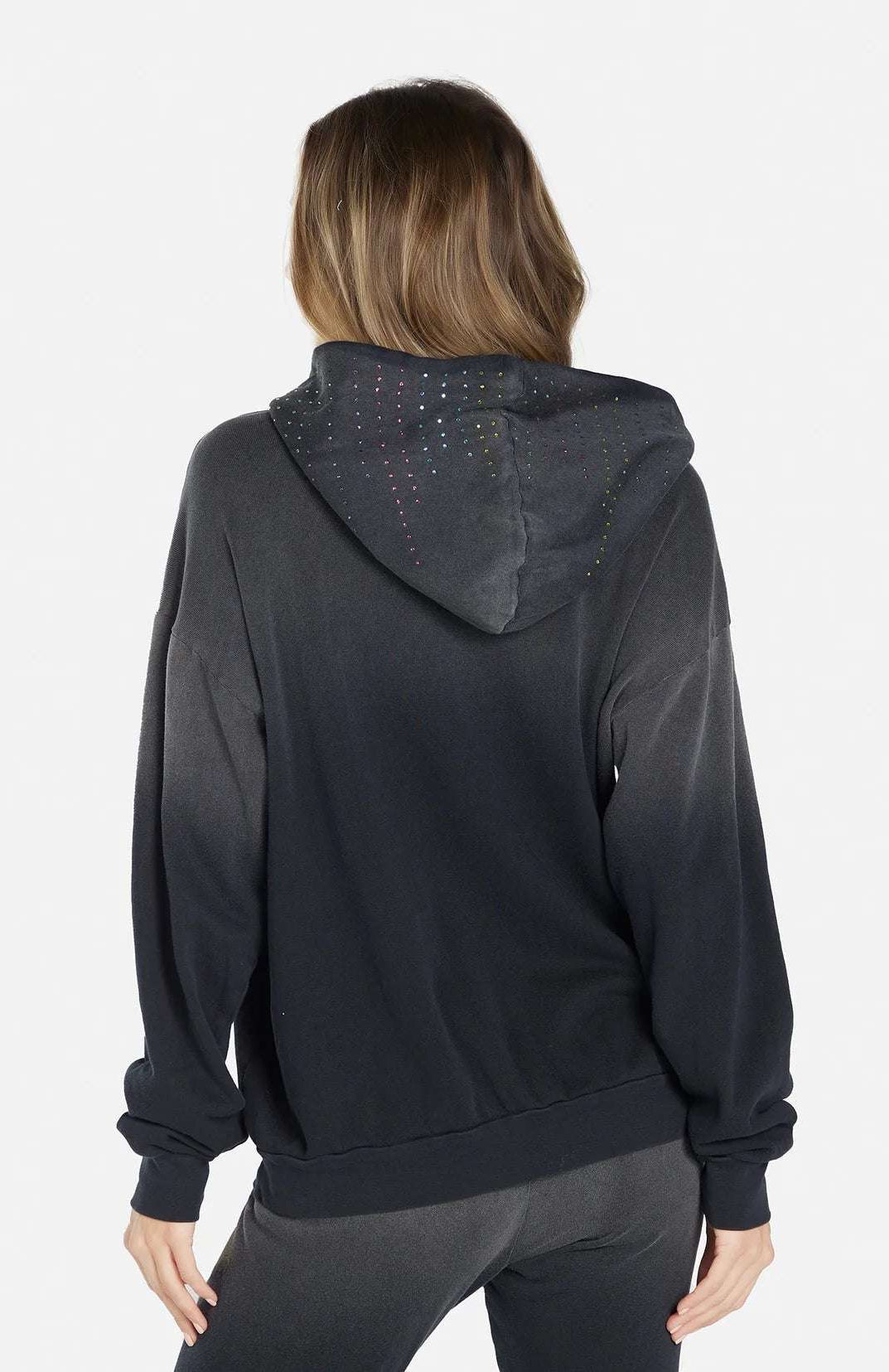 Lauren Moshi Harmony Wild Wolf Hooded Sweatshirt Sweater by Lauren Moshi as seen on celebrities