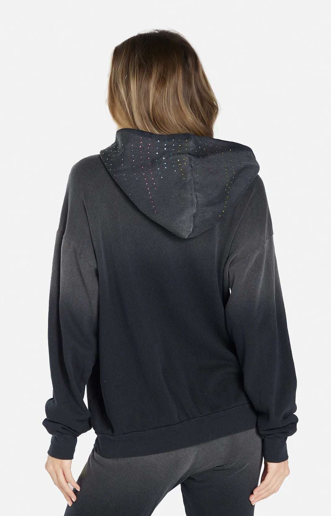 Lauren Moshi Harmony Wild Wolf Hooded Sweatshirt Sweater by Lauren Moshi as seen on celebrities