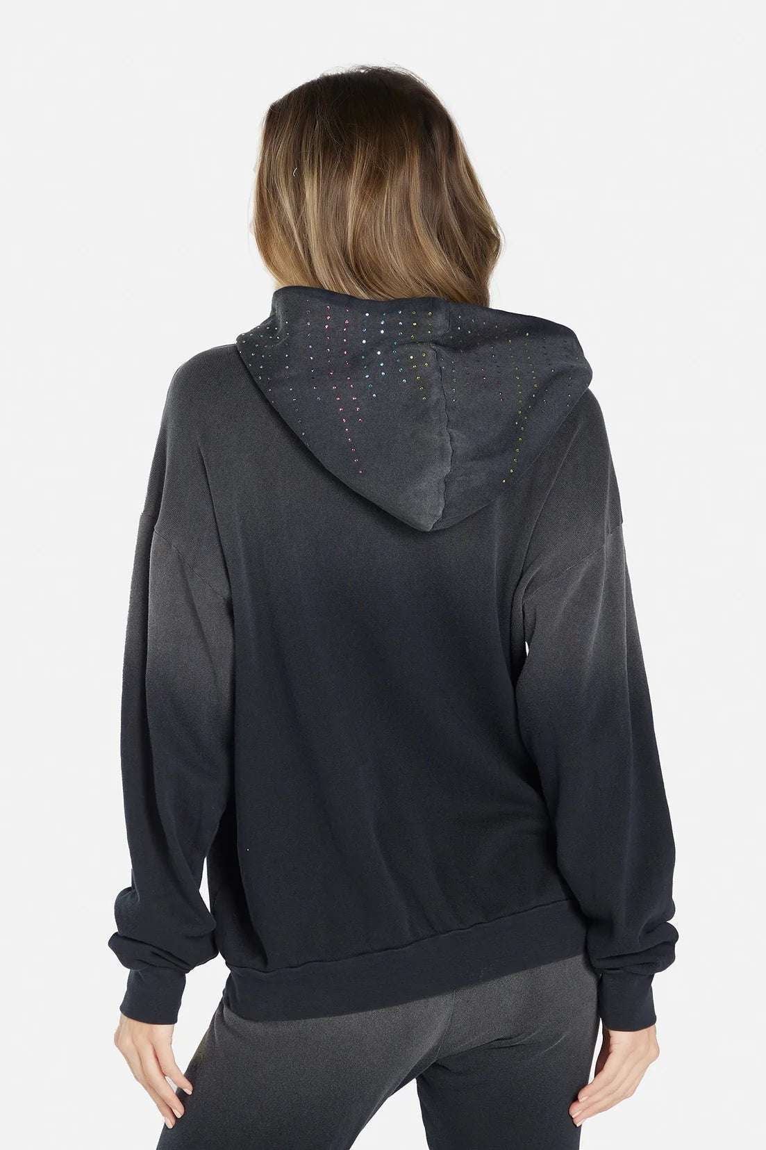 Lauren Moshi Harmony Wild Wolf Hooded Sweatshirt Sweater by Lauren Moshi as seen on celebrities