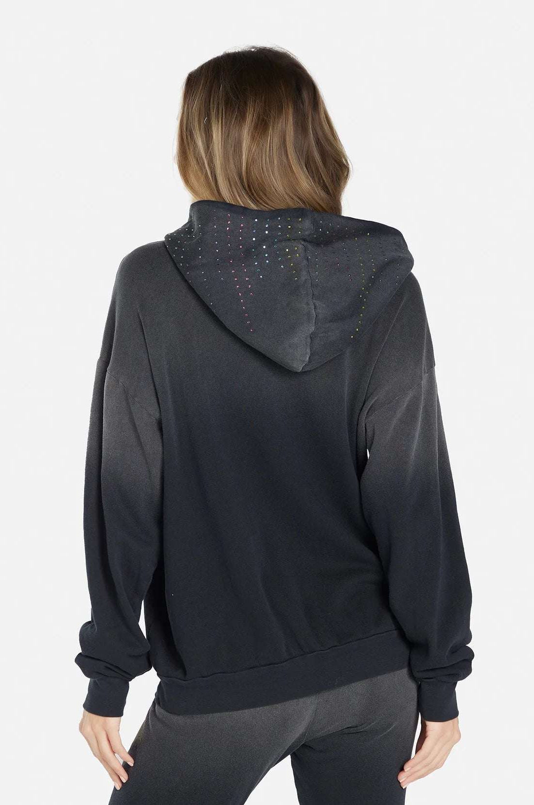 Lauren Moshi Harmony Wild Wolf Hooded Sweatshirt Sweater by Lauren Moshi as seen on celebrities