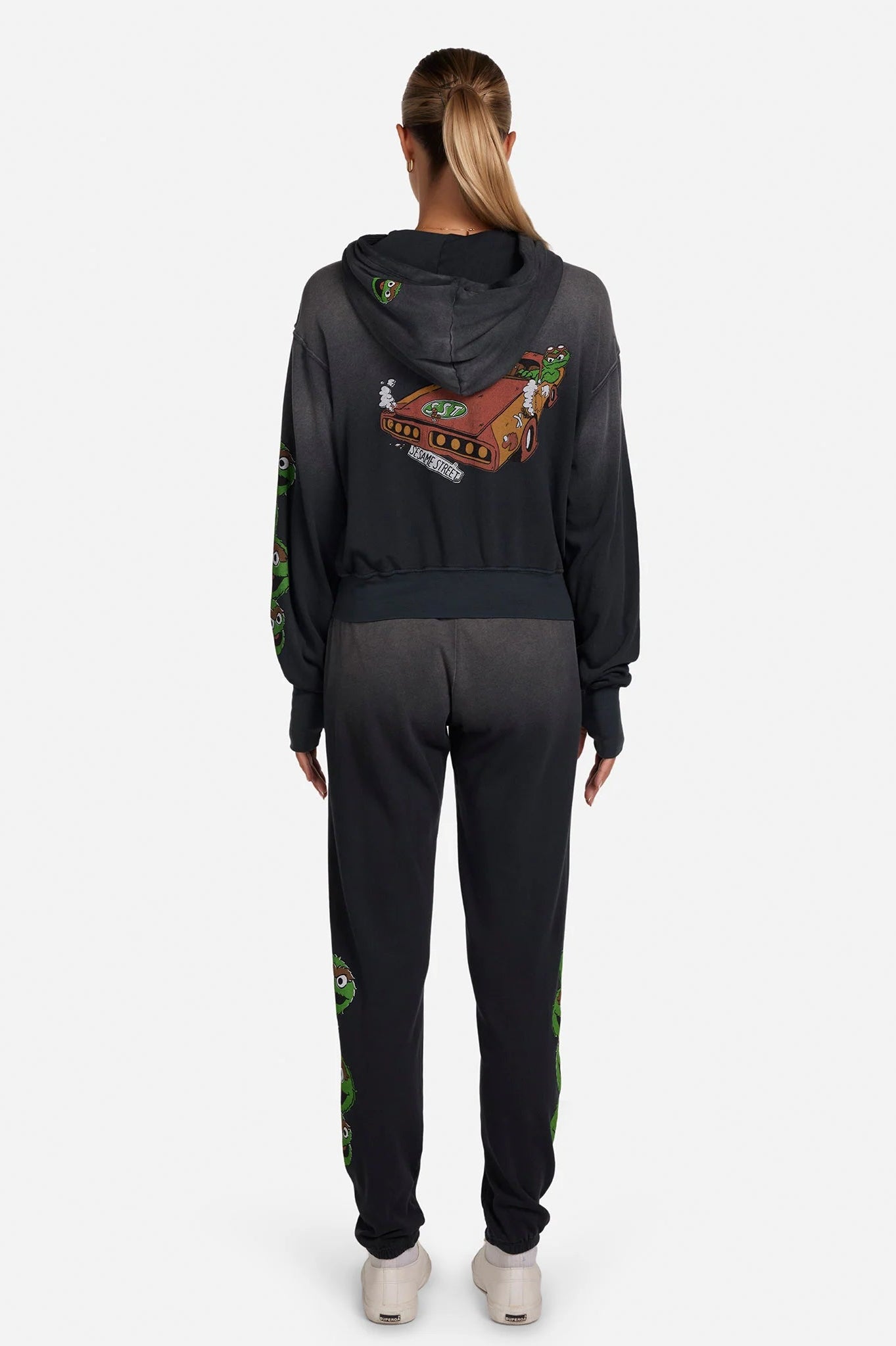 Shop Lauren Moshi Lauren Moshi Hezly The Grouch Racing Zipper Hoodie Hoodie for women – premium loungewear and festival fashion at Spoiled Brat