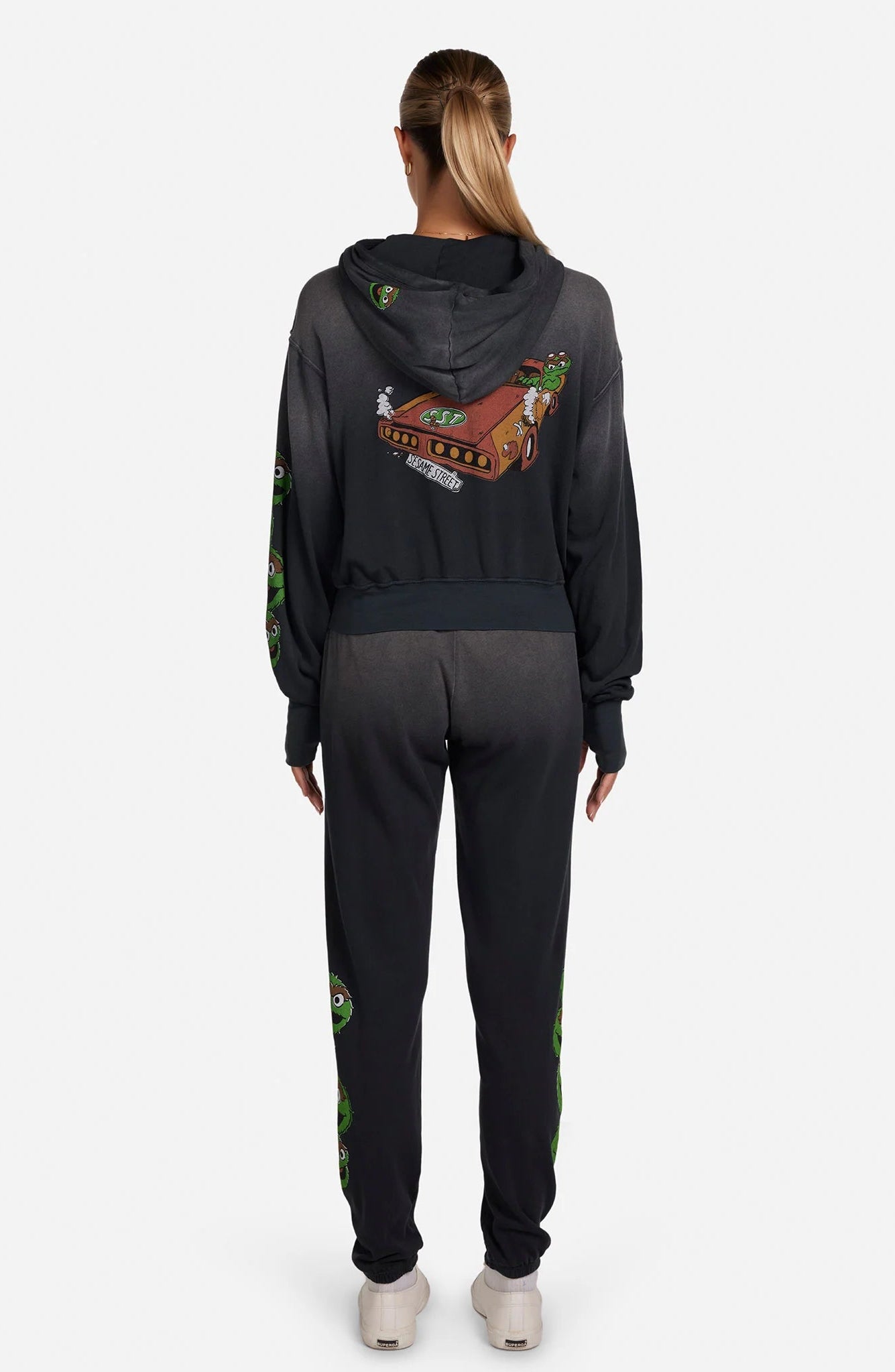 Shop Lauren Moshi Lauren Moshi Hezly The Grouch Racing Zipper Hoodie Hoodie for women – premium loungewear and festival fashion at Spoiled Brat