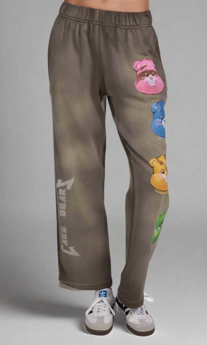 Shop Lauren Moshi Lauren Moshi Juvia Rock Care Bear Sweatpants Joggers for women – premium loungewear and festival fashion at Spoiled Brat