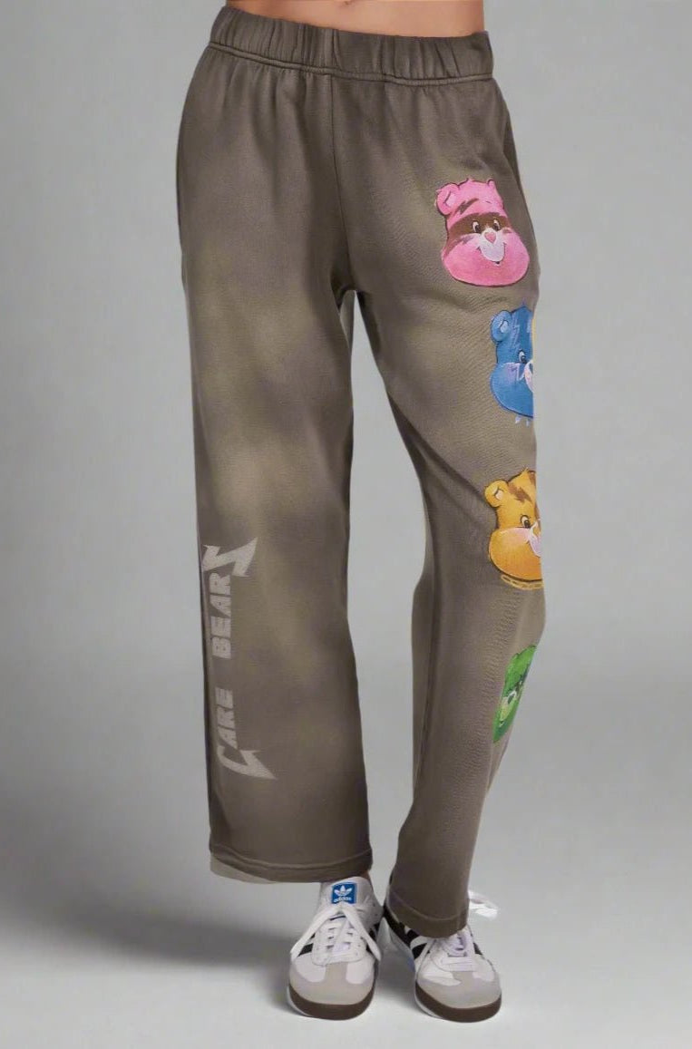 Shop Lauren Moshi Lauren Moshi Juvia Rock Care Bear Sweatpants Joggers for women – premium loungewear and festival fashion at Spoiled Brat