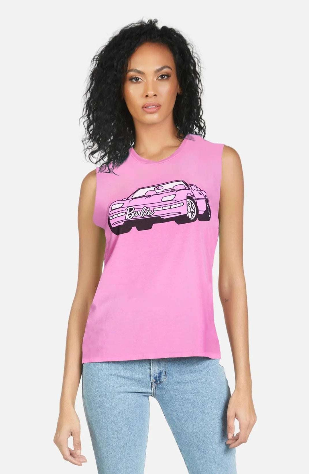 Shop Lauren Moshi Lauren Moshi Kel X Barbie Convertible Tank Top T-Shirt for women – premium loungewear and festival fashion at Spoiled Brat