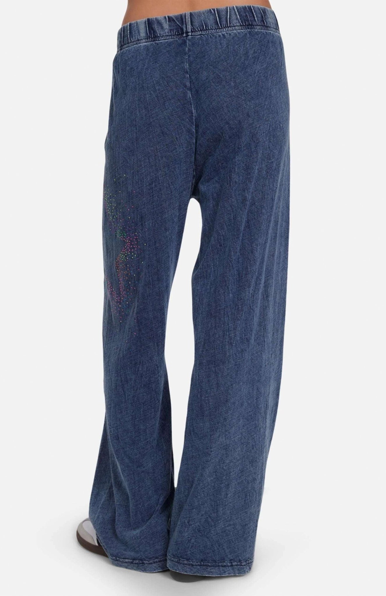 Shop Lauren Moshi Lauren Moshi Martina Neon Stud Starburst Trousers Joggers for women – premium loungewear and festival fashion at Spoiled Brat