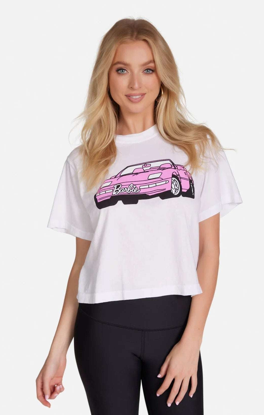 Shop Lauren Moshi Lauren Moshi Rue Barbie Convertible Crop T-Shirt T-Shirt for women – premium loungewear and festival fashion at Spoiled Brat