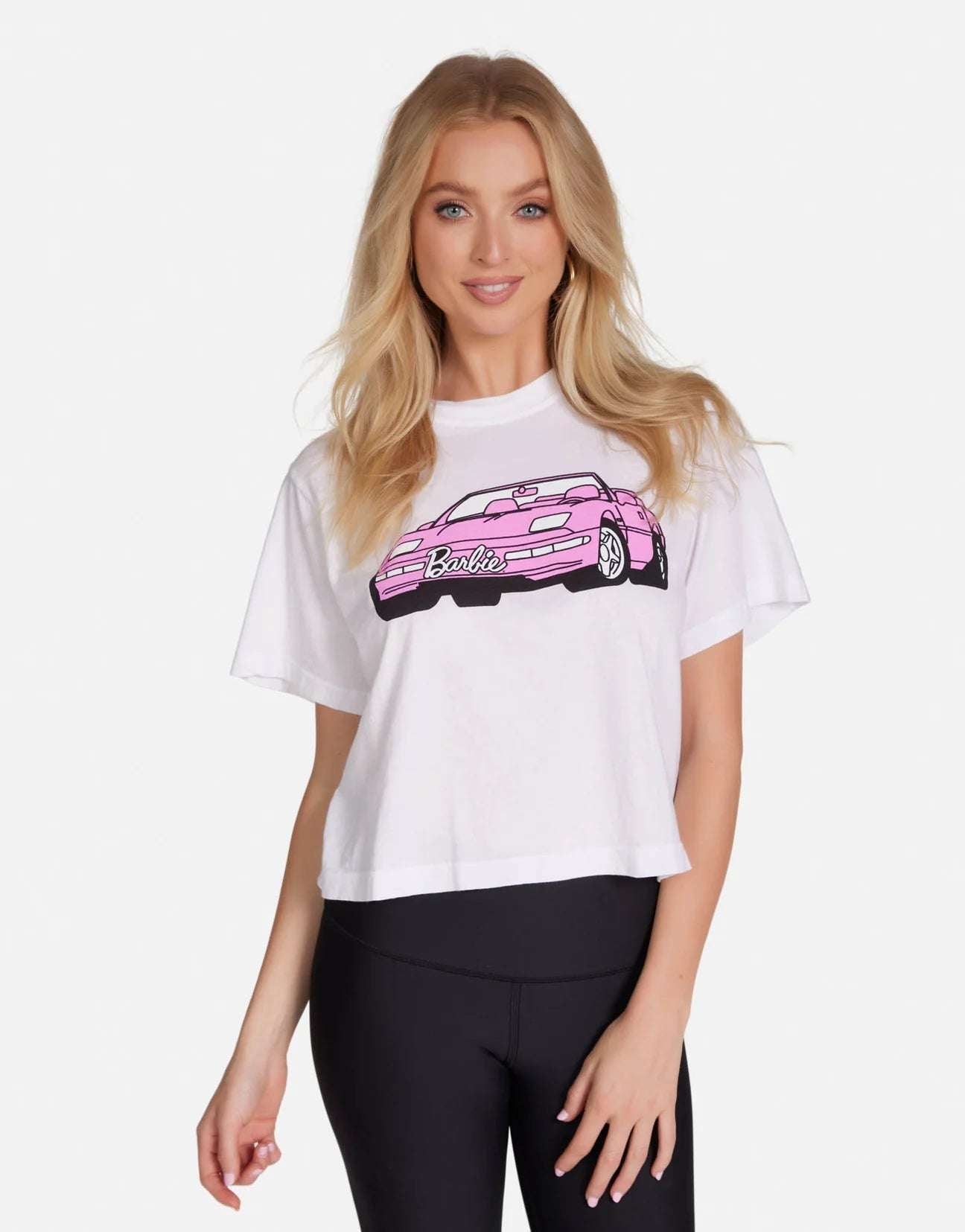 Lauren Moshi Rue Barbie Convertible Crop T-Shirt by Lauren Moshi – T-Shirt – XS | Spoiled Brat UK
