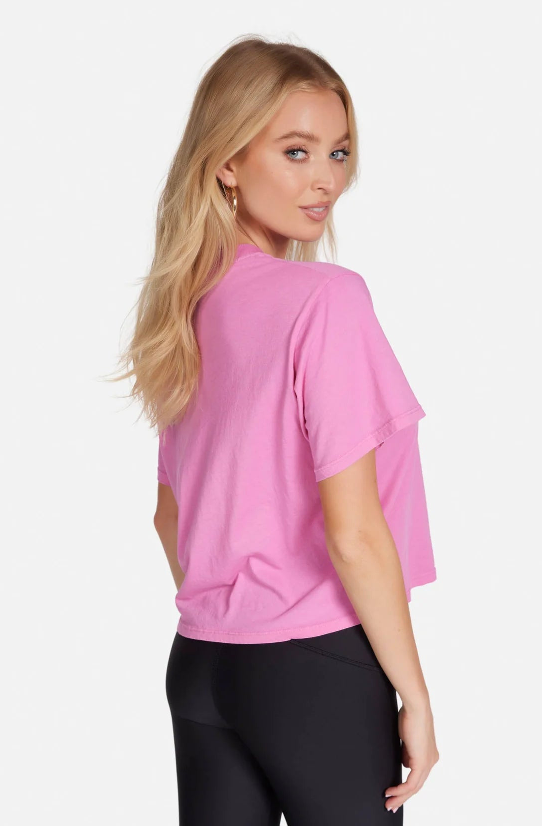 Shop Lauren Moshi Lauren Moshi Rue Barbie Convertible Crop T-Shirt T-Shirt for women – premium loungewear and festival fashion at Spoiled Brat