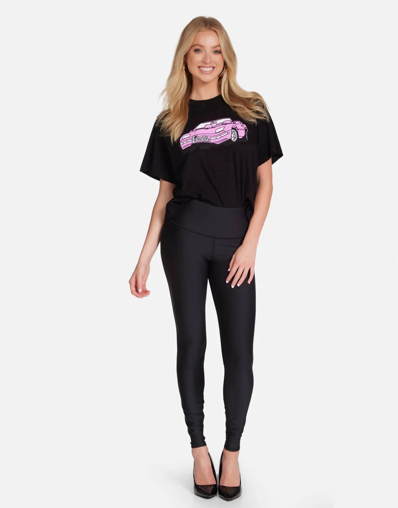 Lauren Moshi Rue Barbie Convertible Crop T-Shirt by Lauren Moshi – T-Shirt – XS | Spoiled Brat UK