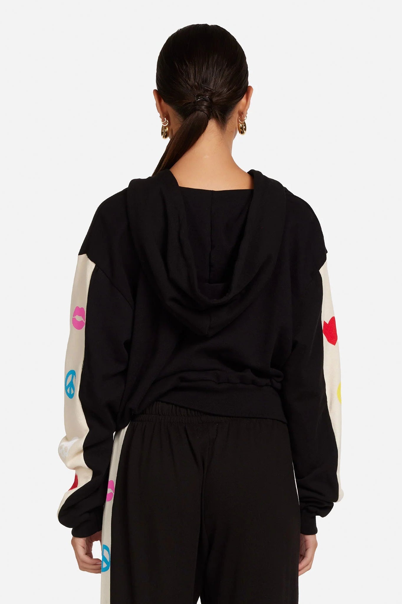 Shop Lauren Moshi Lauren Moshi Shanley Elements Zip Hoodie Sweater for women – premium loungewear and festival fashion at Spoiled Brat