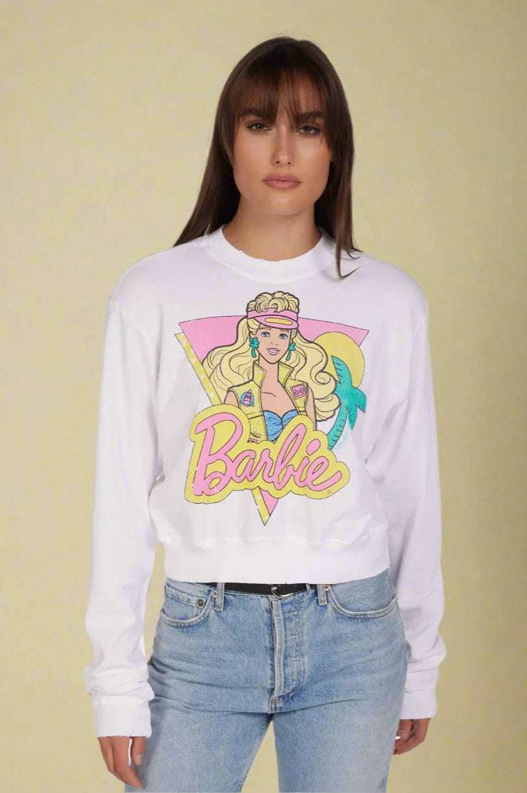 Shop Lauren Moshi Lauren Moshi Spalding 1987 Barbie Sweatshirt Sweater for women – premium loungewear and festival fashion at Spoiled Brat