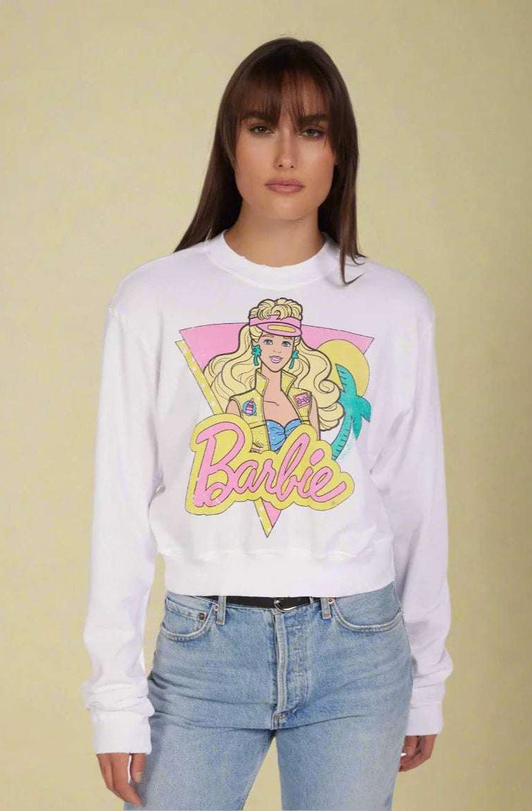 Shop Lauren Moshi Lauren Moshi Spalding 1987 Barbie Sweatshirt Sweater for women – premium loungewear and festival fashion at Spoiled Brat