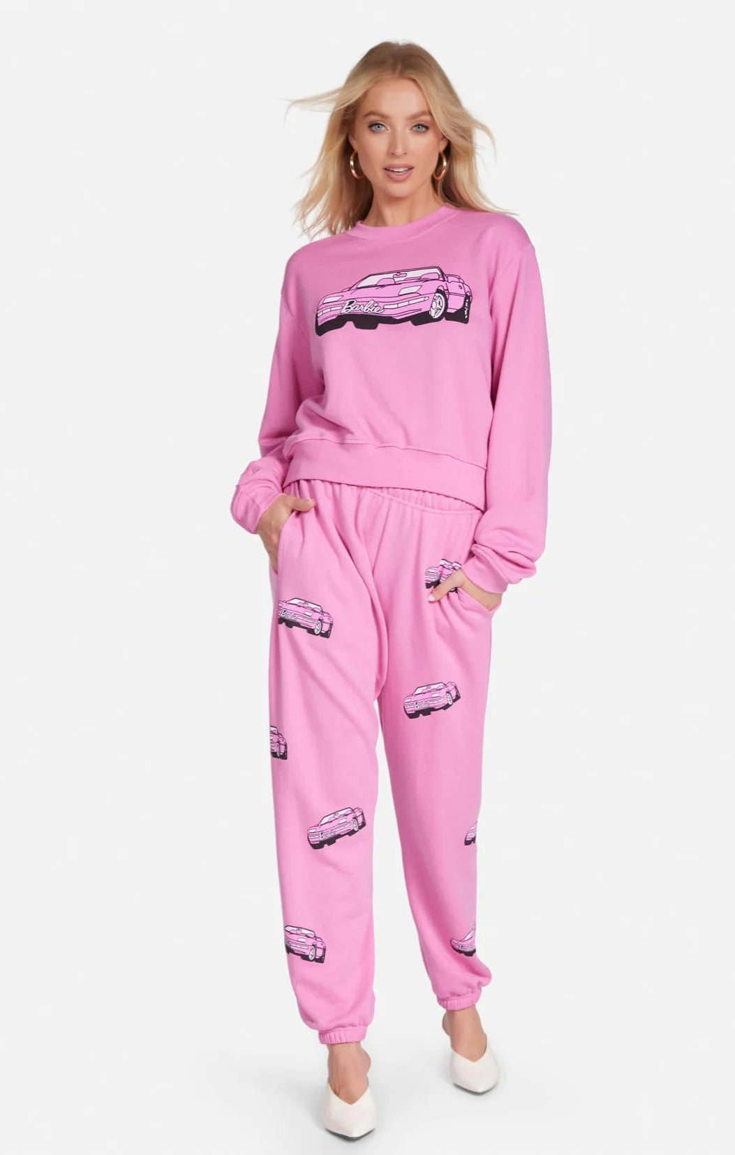 Shop Lauren Moshi Lauren Moshi Spalding Barbie Convertible Sweatshirt Sweater for women – premium loungewear and festival fashion at Spoiled Brat