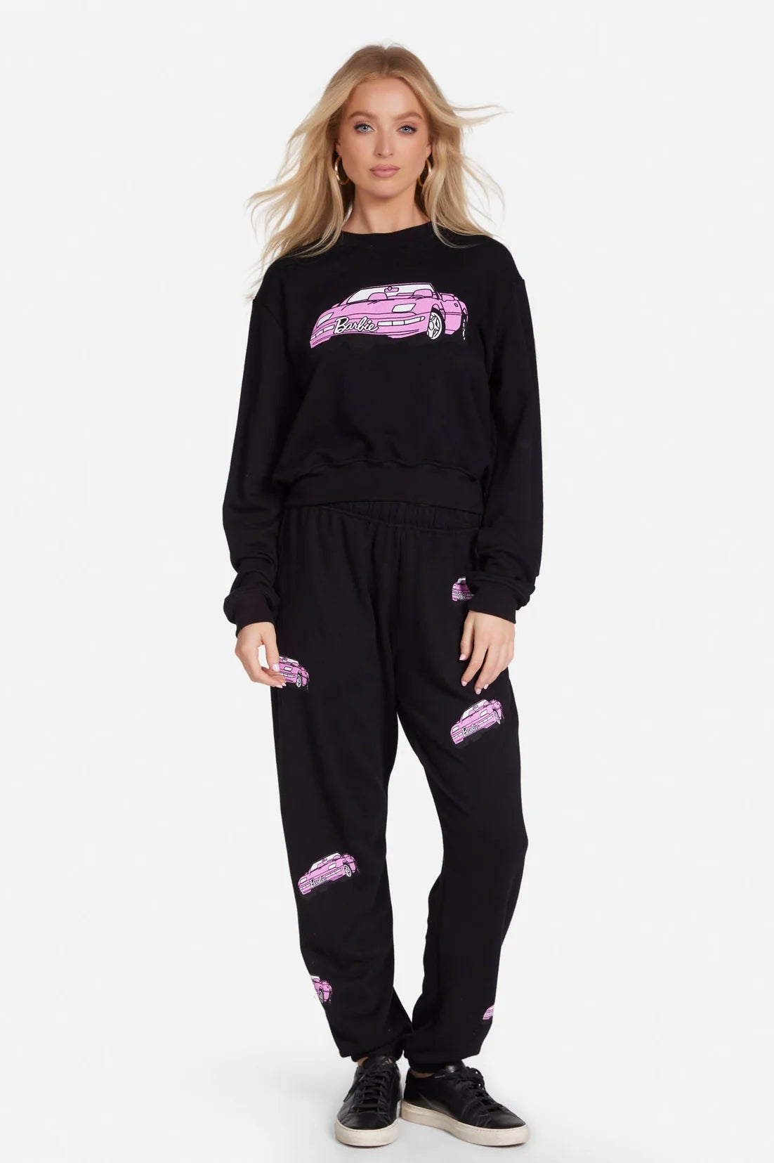 Shop Lauren Moshi Lauren Moshi Spalding Barbie Convertible Sweatshirt Sweater for women – premium loungewear and festival fashion at Spoiled Brat