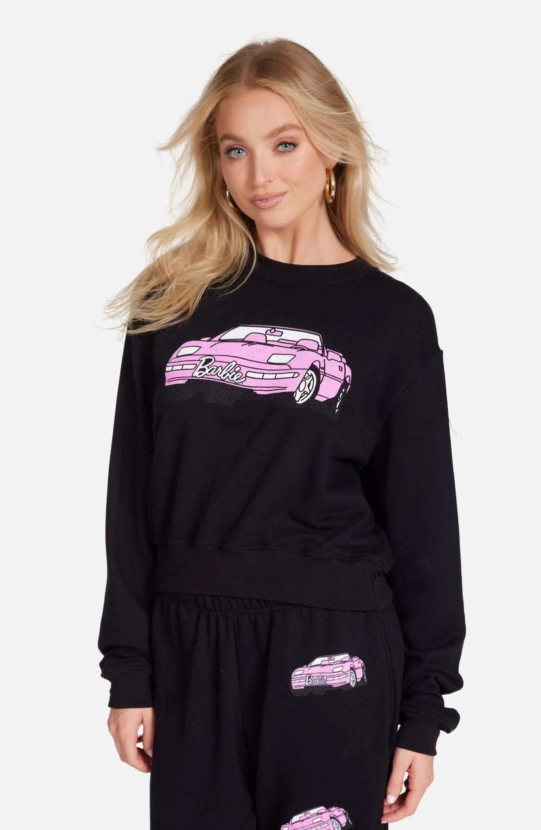 Shop Lauren Moshi Lauren Moshi Spalding Barbie Convertible Sweatshirt Sweater for women – premium loungewear and festival fashion at Spoiled Brat