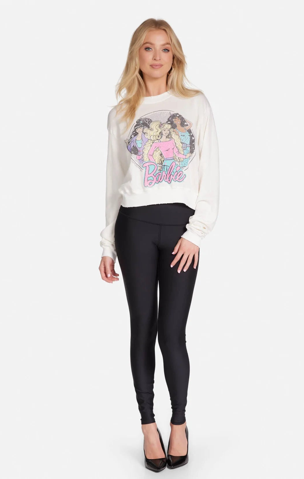 Shop Lauren Moshi Lauren Moshi Spalding Barbie Sweatshirt Sweater for women – premium loungewear and festival fashion at Spoiled Brat