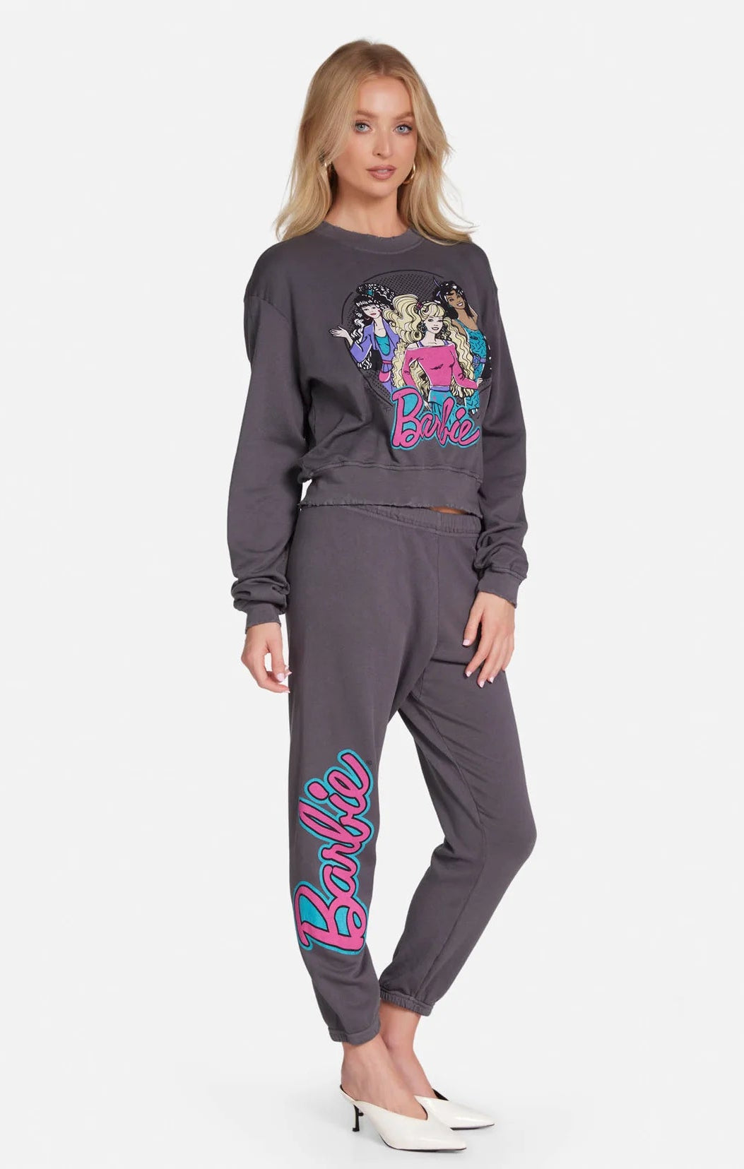 Shop Lauren Moshi Lauren Moshi Spalding Barbie Sweatshirt Sweater for women – premium loungewear and festival fashion at Spoiled Brat