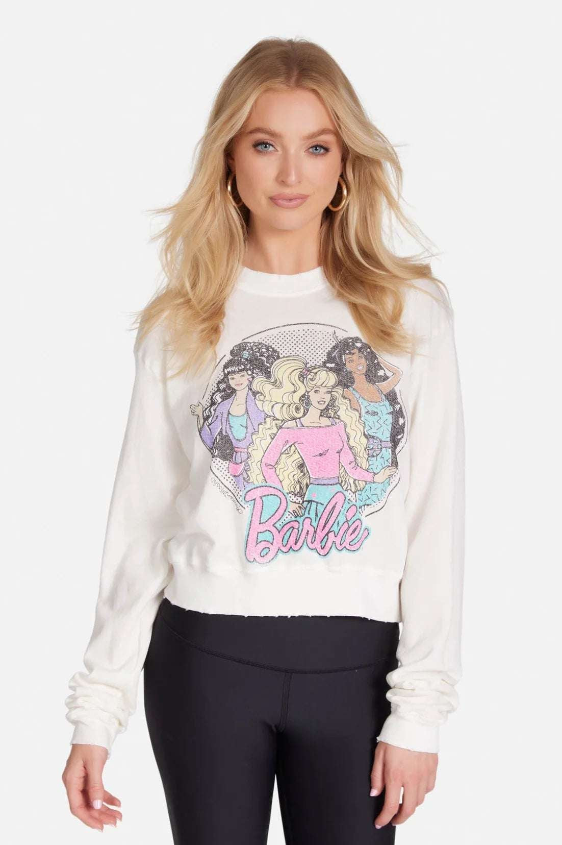 Shop Lauren Moshi Lauren Moshi Spalding Barbie Sweatshirt Sweater for women – premium loungewear and festival fashion at Spoiled Brat