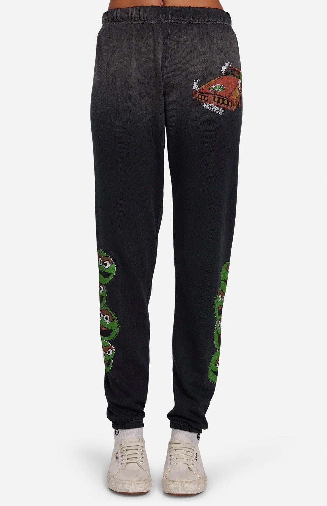 Shop Lauren Moshi Lauren Moshi Tanzy Oscar The Grouch Racing Joggers Jogging Pants for women – premium loungewear and festival fashion at Spoiled Brat