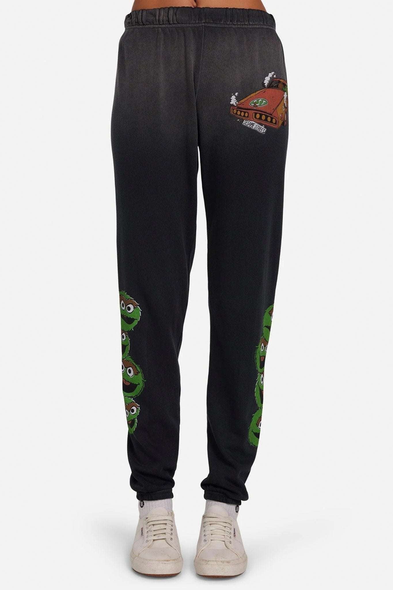 Lauren Moshi Tanzy Oscar The Grouch Racing Joggers by Lauren Moshi – Jogging Pants – XS | Spoiled Brat UK