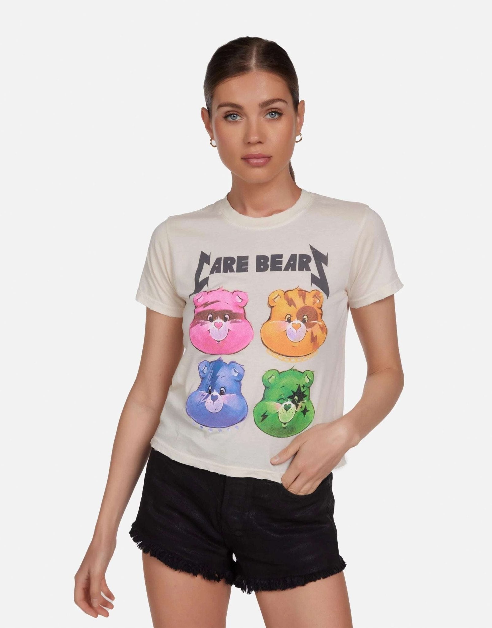 Shop Lauren Moshi Lauren Moshi Ursula Rock Care Bears Tee T-Shirt for women – premium loungewear and festival fashion at Spoiled Brat