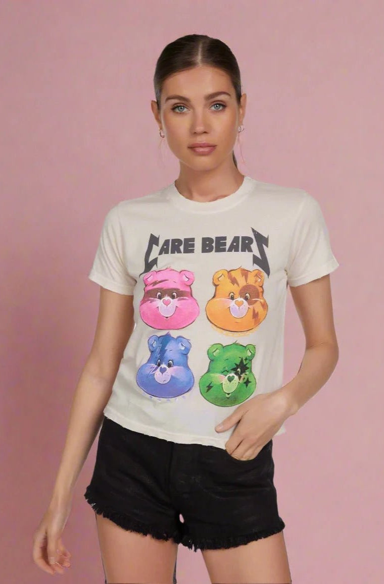 Shop Lauren Moshi Lauren Moshi Ursula Rock Care Bears Tee T-Shirt for women – premium loungewear and festival fashion at Spoiled Brat