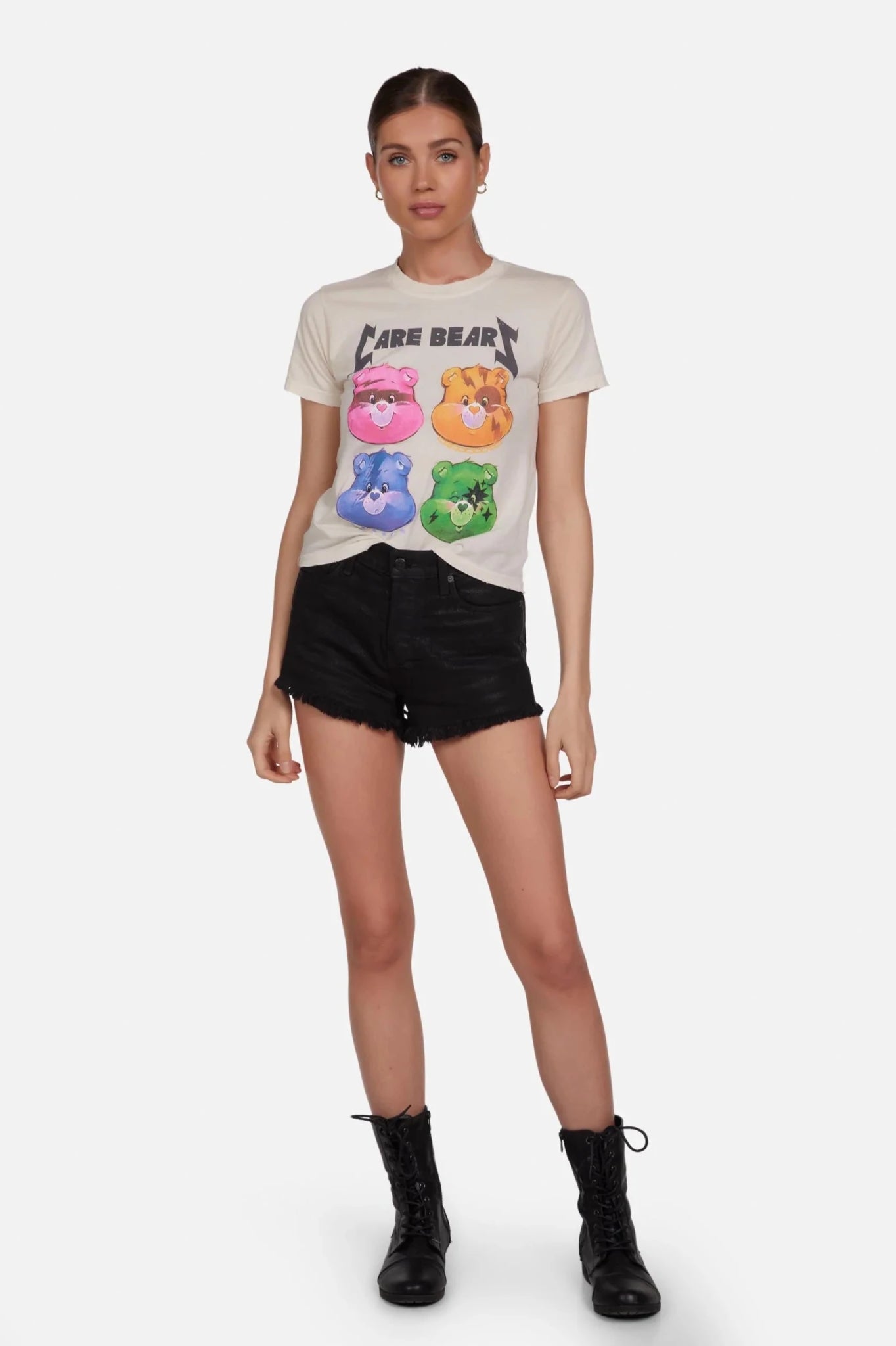Shop Lauren Moshi Lauren Moshi Ursula Rock Care Bears Tee T-Shirt for women – premium loungewear and festival fashion at Spoiled Brat