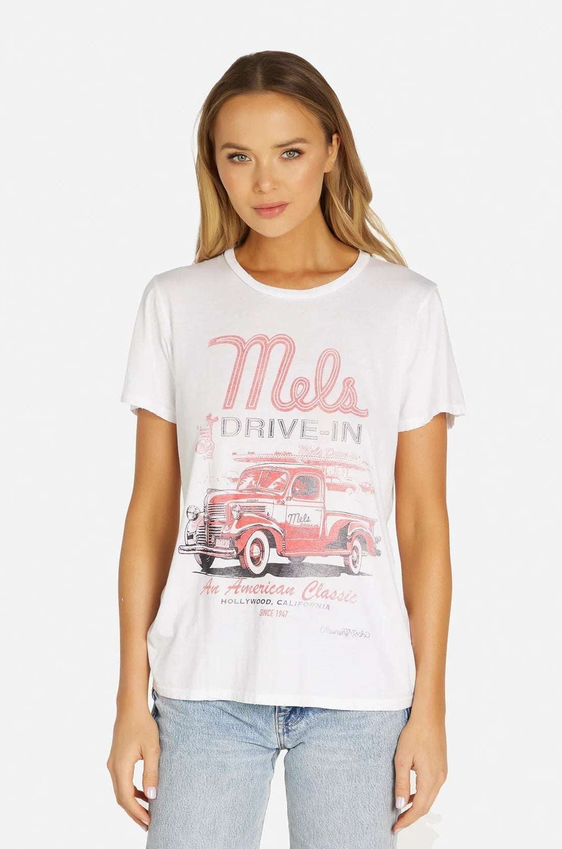 Shop Lauren Moshi Lauren Moshi Wolf Mels Drive - In Boyfriend T-Shirt T-Shirt for women – premium loungewear and festival fashion at Spoiled Brat