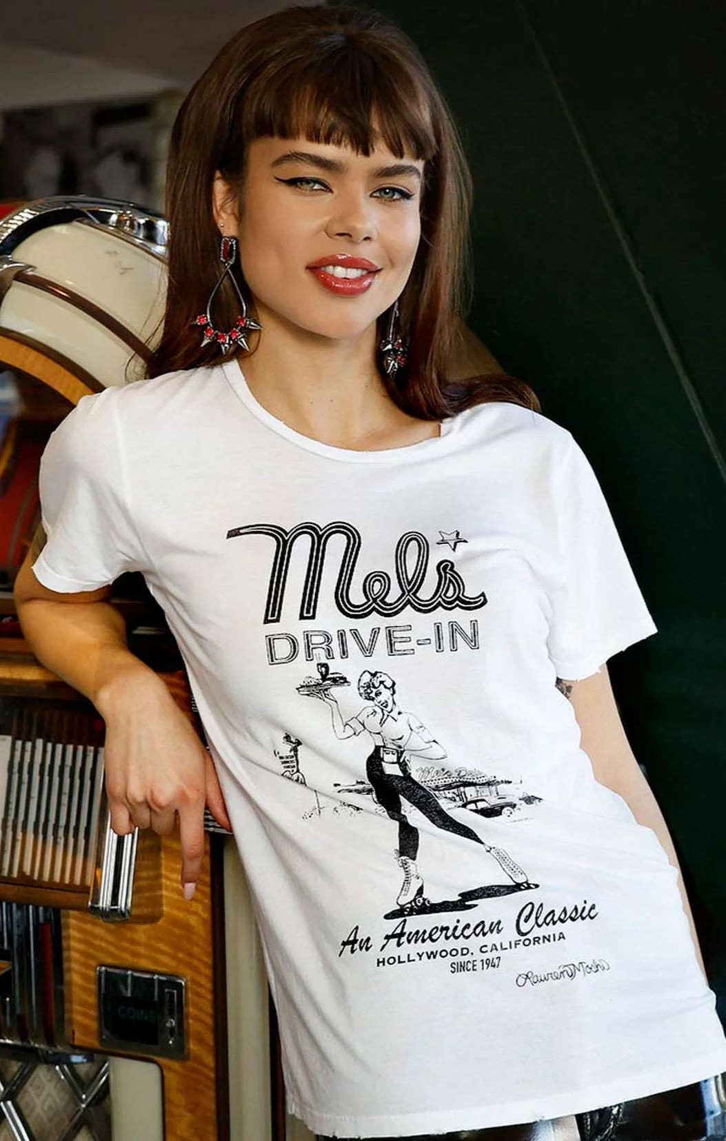 Shop Lauren Moshi Lauren Moshi Wolf Mels Drive - In T-Shirt T-Shirt for women – premium loungewear and festival fashion at Spoiled Brat
