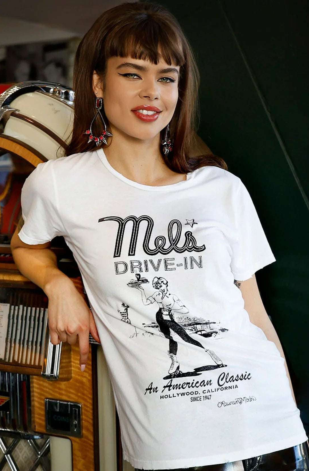 Shop Lauren Moshi Lauren Moshi Wolf Mels Drive - In T-Shirt T-Shirt for women – premium loungewear and festival fashion at Spoiled Brat