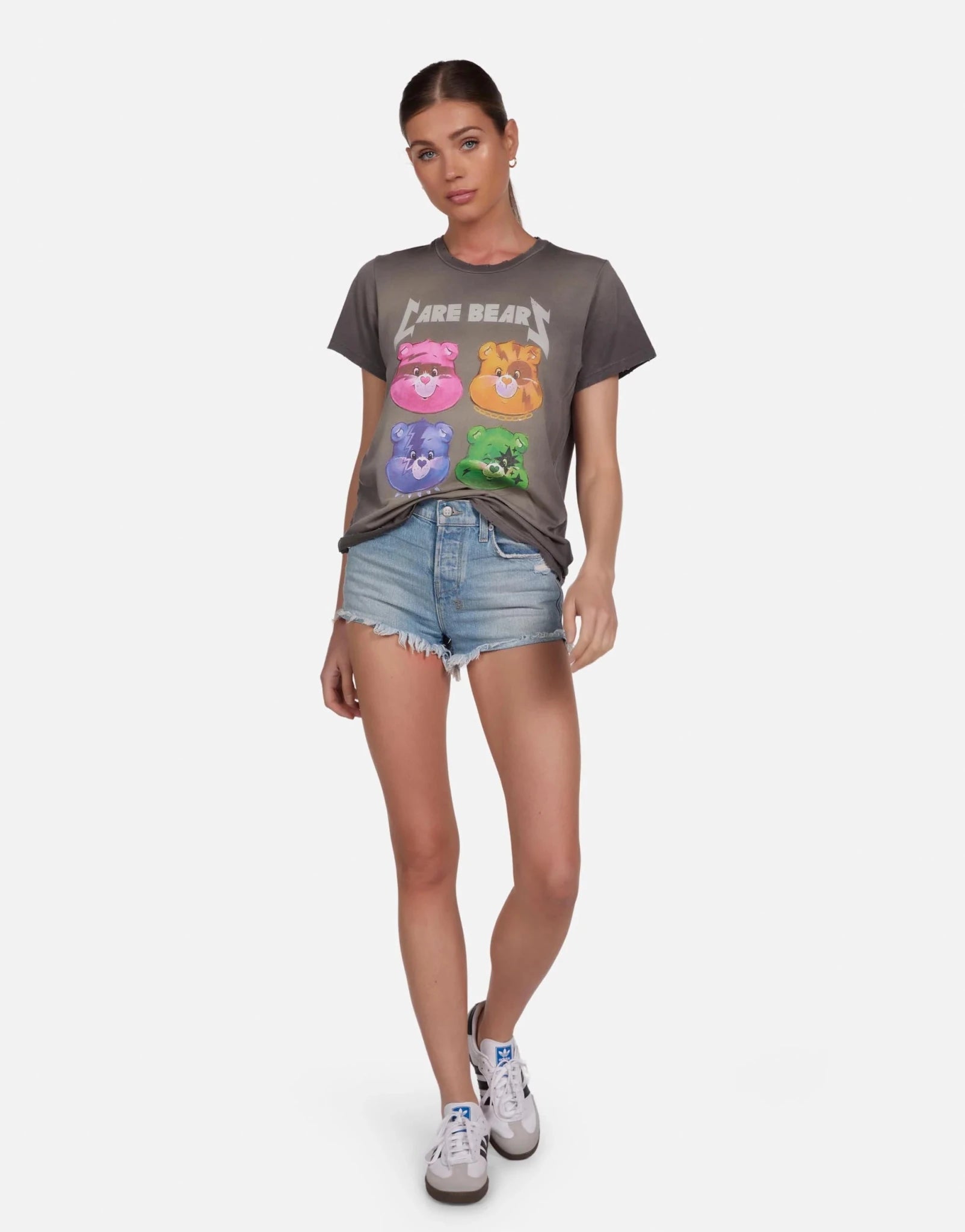 Shop Lauren Moshi Lauren Moshi Wolf Rock Care Bears Tee T-Shirt for women – premium loungewear and festival fashion at Spoiled Brat