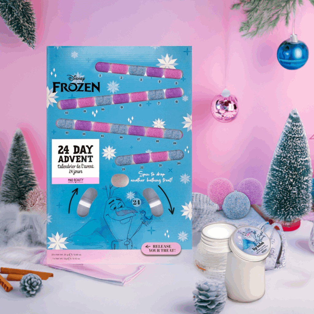 Shop Mad Beauty Disney Frozen Bath Fizzer Advent Calendar Advent Calendar for women – premium loungewear and festival fashion at Spoiled Brat