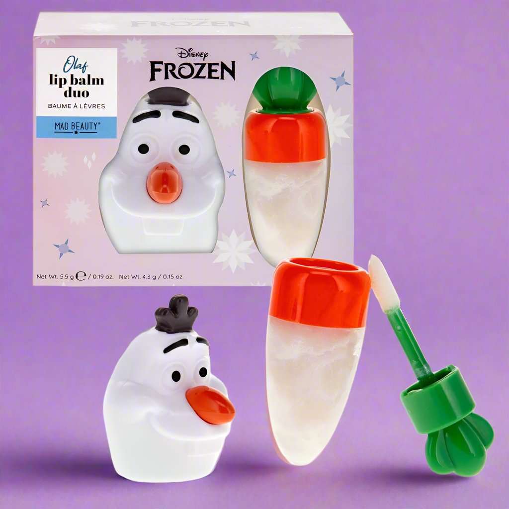 Shop Mad Beauty Disney Frozen Lip Balm Duo Lip Balm for women – premium loungewear and festival fashion at Spoiled Brat