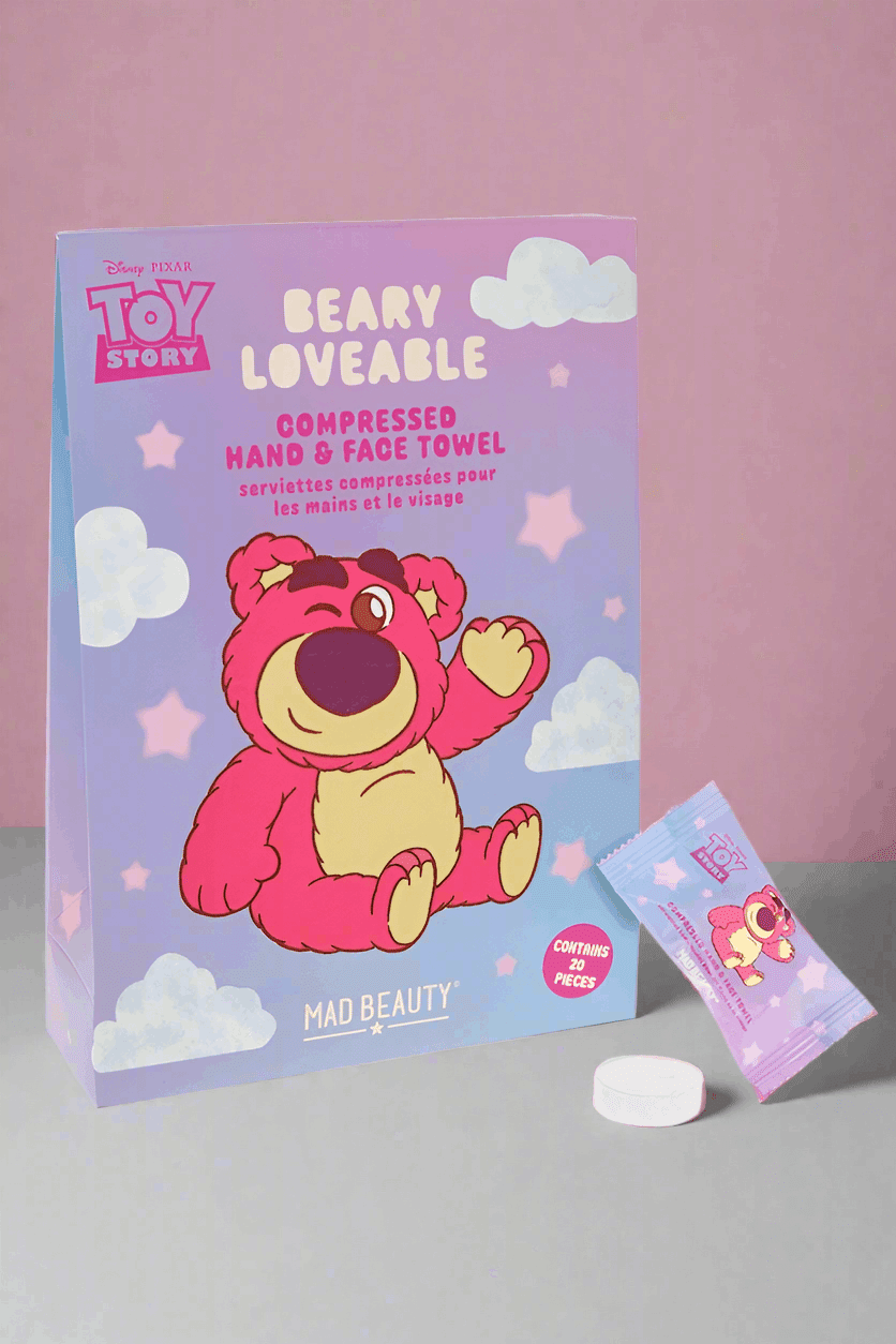 Disney Lotso Love Compressed Hand & Face Towels - Spoiled Brat